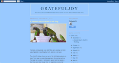 Desktop Screenshot of gratefuljoy.blogspot.com