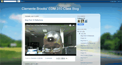Desktop Screenshot of brooksclementeedm310.blogspot.com