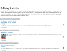 Tablet Screenshot of bullyingstatistics.blogspot.com