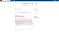 Desktop Screenshot of christonium.blogspot.com