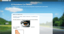 Desktop Screenshot of elperiodismoconsentido.blogspot.com