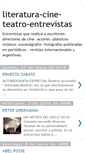 Mobile Screenshot of literaturacineteatroentrevistas.blogspot.com