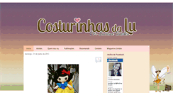 Desktop Screenshot of costurinhasdalu.blogspot.com