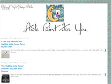 Tablet Screenshot of aislepaintforyou.blogspot.com