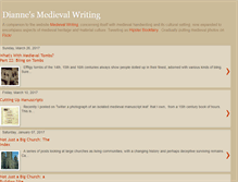 Tablet Screenshot of diannesmedievalwriting.blogspot.com
