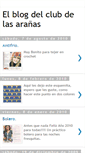 Mobile Screenshot of clubdetejedorasaracnidas.blogspot.com