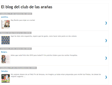 Tablet Screenshot of clubdetejedorasaracnidas.blogspot.com