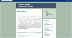 Desktop Screenshot of infinitelynothing.blogspot.com