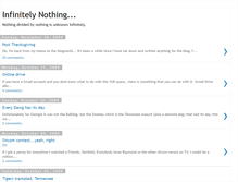 Tablet Screenshot of infinitelynothing.blogspot.com