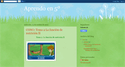 Desktop Screenshot of en5aprendo.blogspot.com