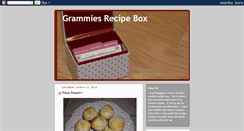 Desktop Screenshot of grammiesrecipebox.blogspot.com