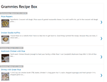 Tablet Screenshot of grammiesrecipebox.blogspot.com