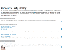 Tablet Screenshot of democraticpartyidealog.blogspot.com