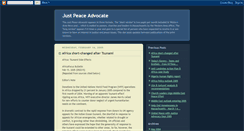 Desktop Screenshot of justpeaceadvocate.blogspot.com