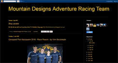 Desktop Screenshot of mountaindesignsadventureracingteam.blogspot.com