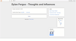 Desktop Screenshot of dylanfergus.blogspot.com