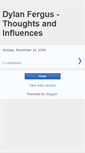 Mobile Screenshot of dylanfergus.blogspot.com