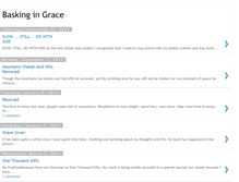 Tablet Screenshot of baskingingrace.blogspot.com