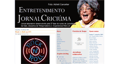 Desktop Screenshot of jornalcriciuma-entretenimento.blogspot.com