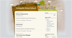 Desktop Screenshot of lutwychehomeschool.blogspot.com
