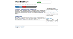 Desktop Screenshot of diaridietsaye.blogspot.com