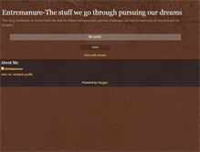 Tablet Screenshot of entremanurestories.blogspot.com