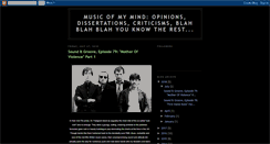 Desktop Screenshot of musicofevansmind.blogspot.com