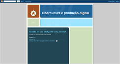 Desktop Screenshot of ciberculturaescritadigital.blogspot.com