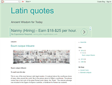 Tablet Screenshot of latin-quotes.blogspot.com