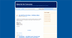 Desktop Screenshot of materialdeconcursos.blogspot.com