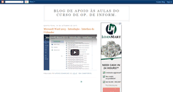 Desktop Screenshot of operadorinformaticamedas.blogspot.com