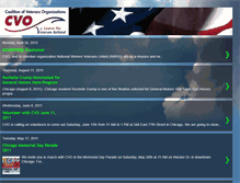 Tablet Screenshot of coalitionofvets.blogspot.com