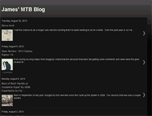 Tablet Screenshot of jamesmtbblog.blogspot.com