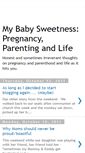 Mobile Screenshot of mybabysweetness.blogspot.com