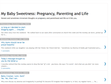 Tablet Screenshot of mybabysweetness.blogspot.com