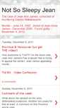 Mobile Screenshot of notsosleepyjean.blogspot.com