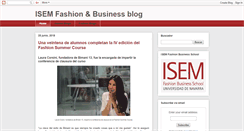 Desktop Screenshot of isemfashionblog.blogspot.com