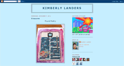 Desktop Screenshot of kimberlylanders.blogspot.com