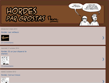 Tablet Screenshot of hordes-par-grostas.blogspot.com