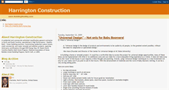 Desktop Screenshot of harringtonconstruction.blogspot.com