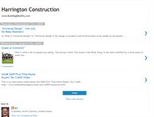 Tablet Screenshot of harringtonconstruction.blogspot.com