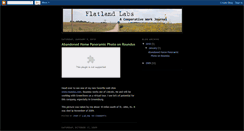 Desktop Screenshot of flatlandlabs.blogspot.com