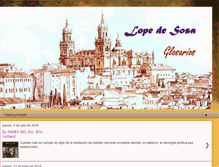 Tablet Screenshot of lopedesosa.blogspot.com