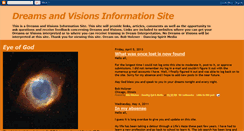 Desktop Screenshot of dreamsandvisionsinfo.blogspot.com