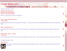 Tablet Screenshot of omanstyle.blogspot.com