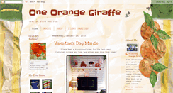 Desktop Screenshot of 1orangegiraffe.blogspot.com