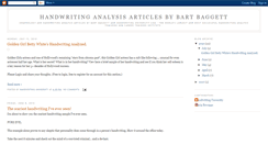 Desktop Screenshot of handwritinganalysisarticles.blogspot.com