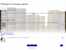 Tablet Screenshot of naufragosentiemposagrafos.blogspot.com