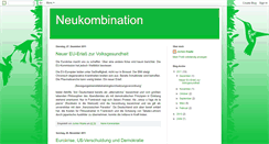 Desktop Screenshot of neukombination.blogspot.com