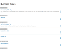 Tablet Screenshot of bummertimes.blogspot.com